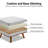 29.7''W Upholstered Ottoman-993333208