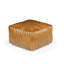 Pouf Brie en cuir caramel-1202995557
