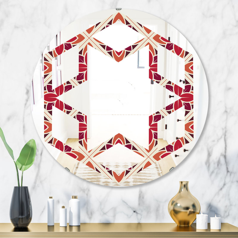 Miroir mural Whirl, H 24 po x l 24 po