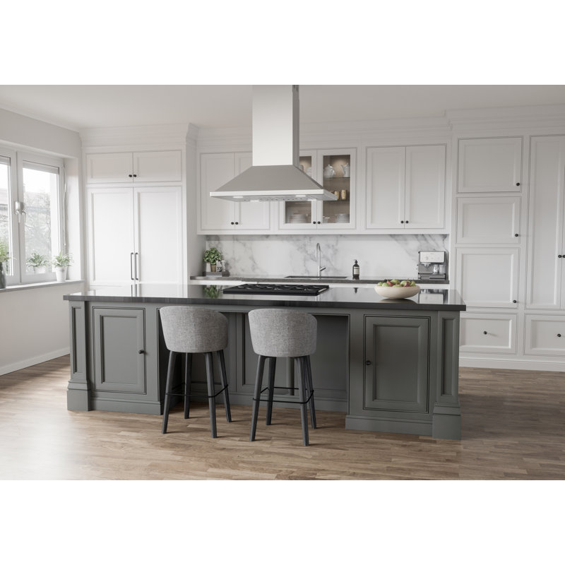 Zephyr Napoli 42 in. 700 CFM Island Mount Range Hood with LED Light in Stainless Steel