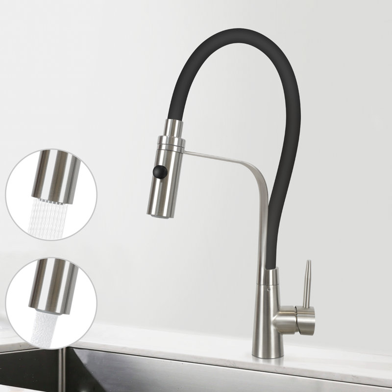 Belfry Kitchen Langworthy Pull Down Kitchen Faucet