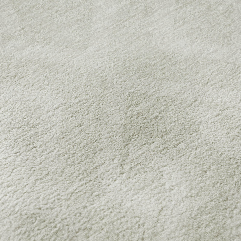 Tapis ivoire Cerrito lavable à la machine de qualité supérieure, Rond 8 pi