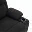 Fauteuil inclinable noir à télécommande chauffant et chauffant pour massage pour personnes âgées-2135972763