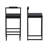 Velvet Counter Height Bar Stools with Low Backrest-432307019-406812562