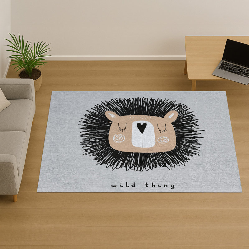 Geometric Shapes Area Rug, Runner 70 x 140 cm