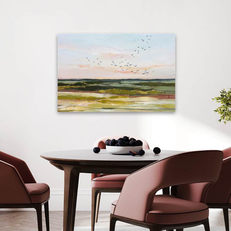 Overhead - paysages, oiseaux, art, H 36 po x l 24 po