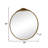 Stourbirdge Vintage 1.2" D Iron Round Wall Mirror -1840454075-1840454078