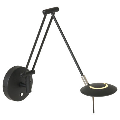 Stiver LED Plug-in Swing Arm Sconce