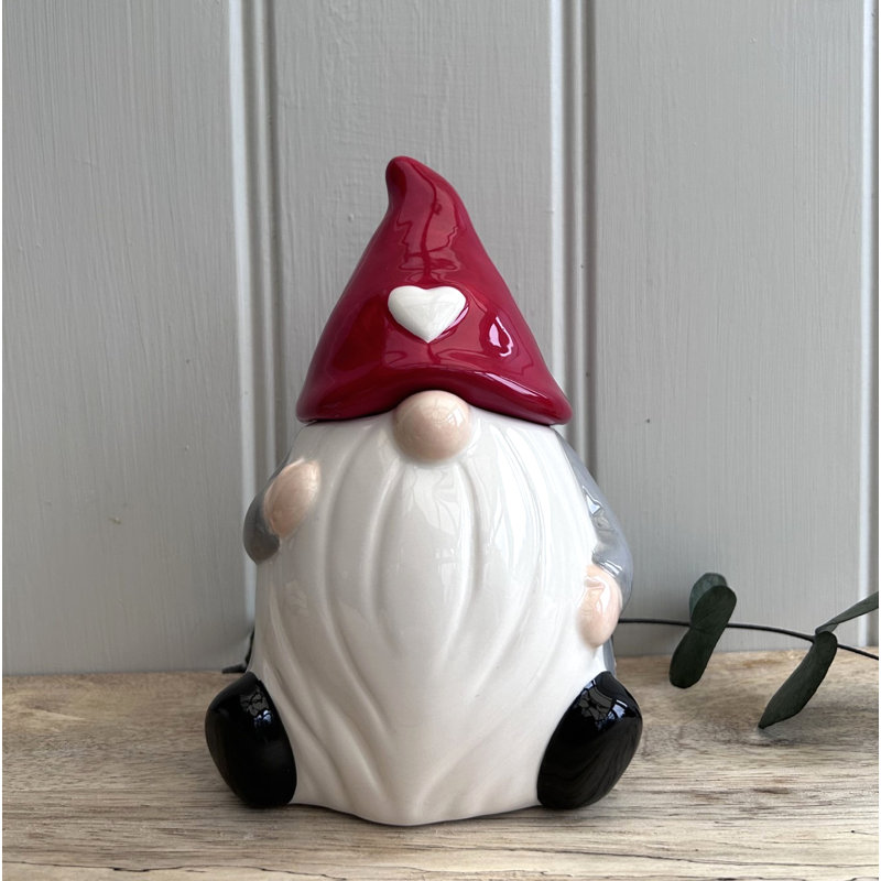 Ceramic Tabletop Wax Warmer, Red