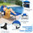 Oversize Folding Chaise Lounge with Adjustable Backrest Pillow Pocket-677775124-677775125