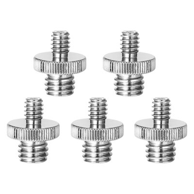5 Core 1/4" Male to 3/8"-16 Male Threaded Tripod Adapter Camera Mount Screw Thread Adapters