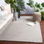 Tapis intérieur / extérieur gris clair fait à la main Indira-1591967405