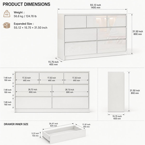 Dimensions du produit