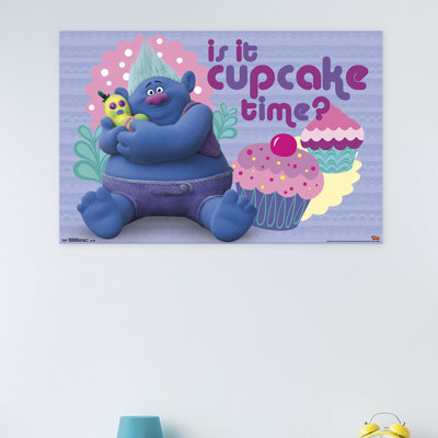 Traînées-impression sur papier petits gâteaux