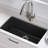 KRAUS Undermount Onyx Granite Kitchen Sink-120128983-120128984