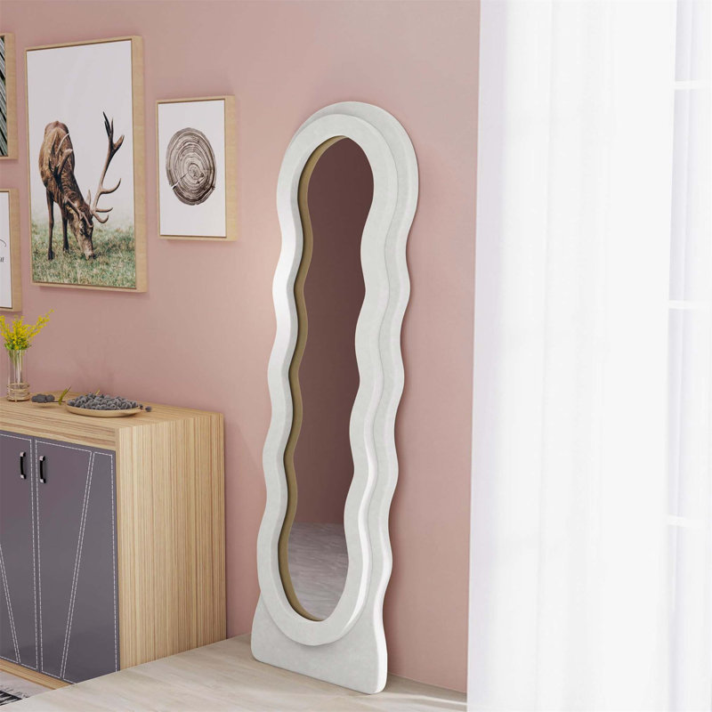 Demetrias Irregular Mirror, White