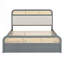 Grand lit plateforme moderne avec lit gigogne et 2 tiroirs-756450237