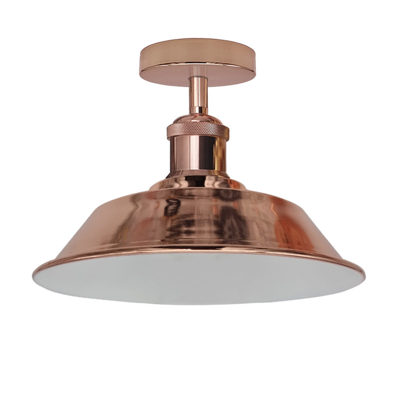 Kymani Semi Flush Mount, Rose Gold
