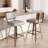 Swivel Upholstered Bar Height Stool-933675822