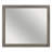 Rosewood Accent Mirror- Weathered Gray Wood Frame