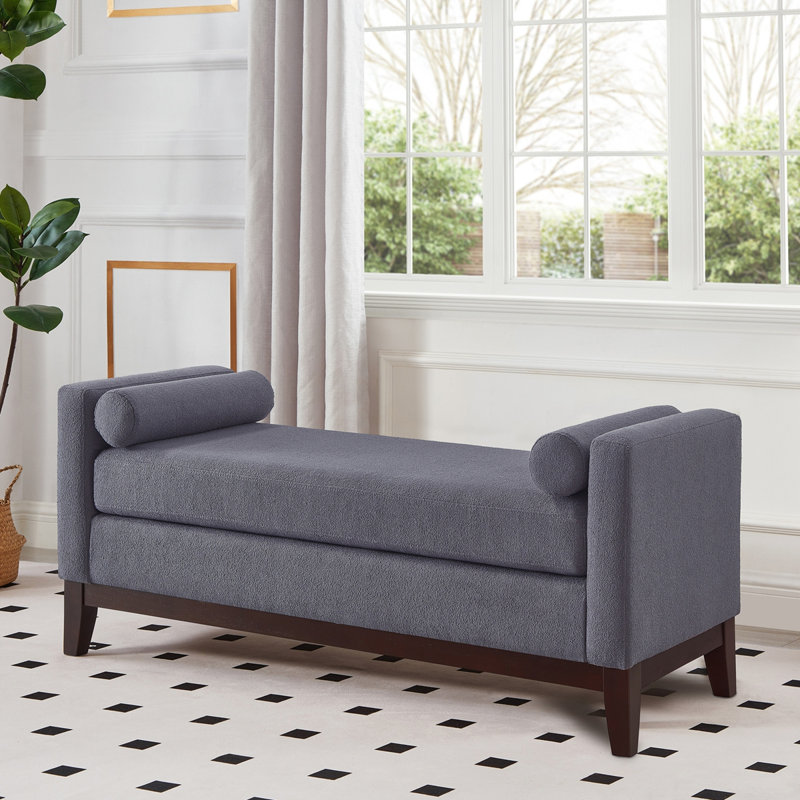 Banc style campagne moderne, Dark Gray