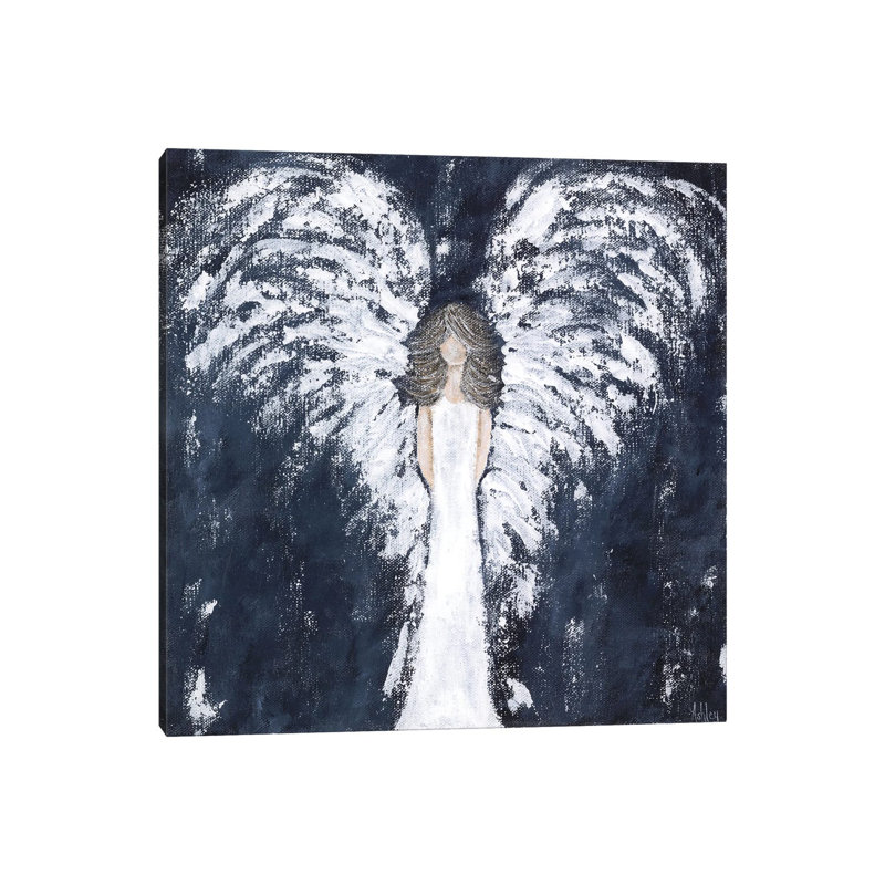 Navy Angel by Ashley Bradley - Wrapped Canvas Gallery-Wrapped Canvas Giclée, 93.98 cm H x 93.98 cm W x 1.91 cm D