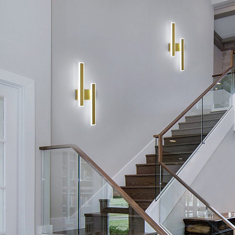 Recessed Wall Light, Gold