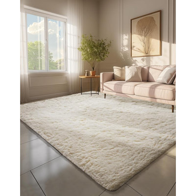 Tapis blanc crème crème