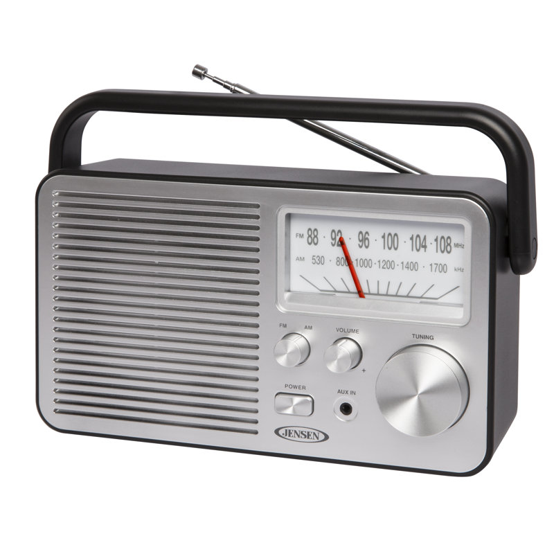 Radio portable AM / FM - noire, Noir