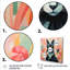 «Black Playful Cat Floral Meadows» - art mural chat-560508397-560508395