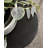 Round Ribbed Wood Drink Table-2076571537