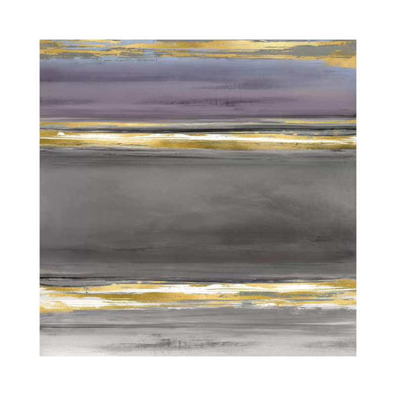 Parallels With Amethyst by Allie Corbin - Wrapped Canvas Gallery-Wrapped Canvas Giclée, 30.48cm H x 30.48cm W
