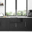 Station de travail en acier inoxydable à tablier frontal en acier inoxydable 33 po Gunmetal