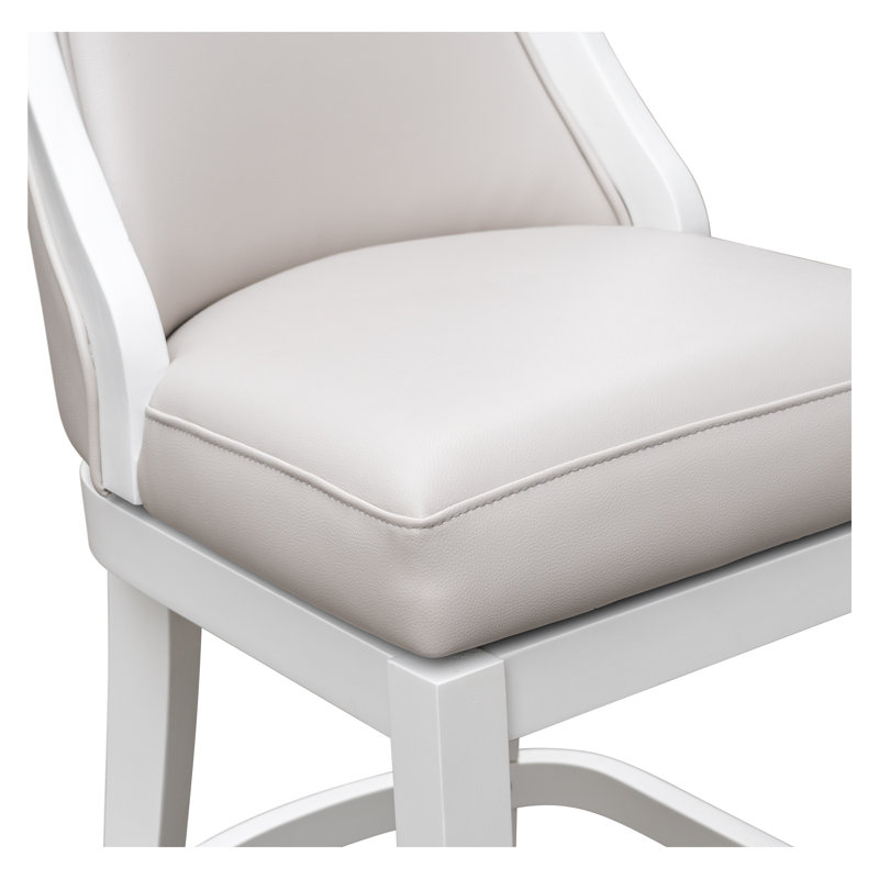 Solid Wood Bar Height Swivel Bar Chair, Counter Stool (26” Seat Height)