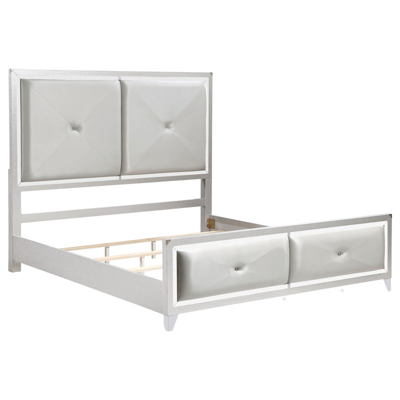 Ensemble de chambre à coucher de style oriental 4 pièces Kristiona, King