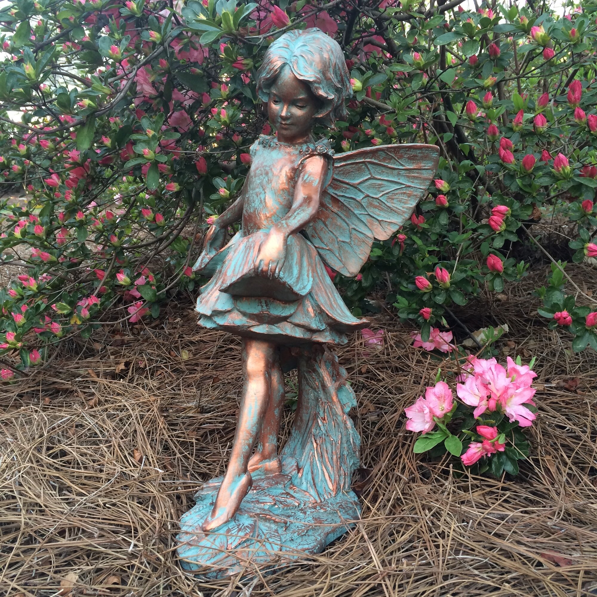 HomeStyles Suffolk Fairy Emily Garden Statue & Reviews | Wayfair