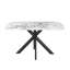 Dining Table with Stainless Steel Base
