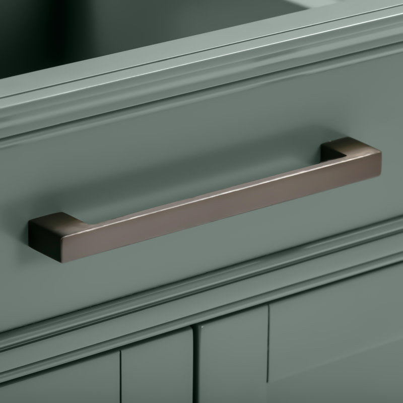 Madison 60'' W Double Bathroom Vanity Base, Smoke Green