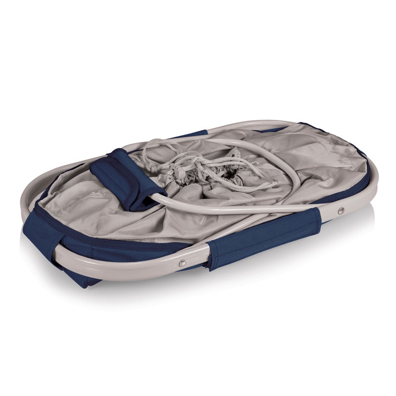 Panier de magasinage Metro - Panier de pique-nique pliable isolé, Bleu marine