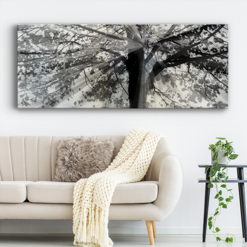 «Story From Light and Shadow», toile tendue, H 12 po x l 30 po x P 1,5 po