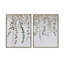 Ensemble de décoration murale en toile encadrée 2 pièces Eucalyptus