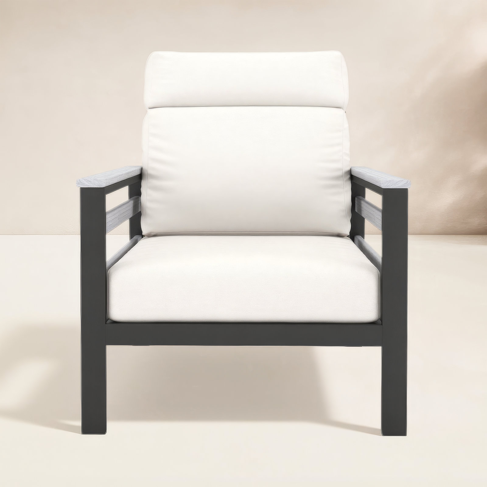 Townsend Sunbrella® Patio Lounge Chair, White, Canvas White