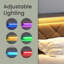 Bed with Adjustable Upholstered Headboard and 4 Drawers, 1 USB Port and 1 Type C Port-732197798-727202978