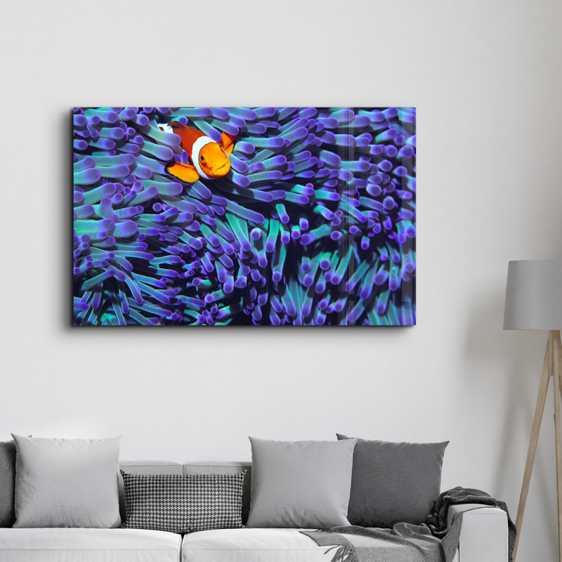 Peinture murale élégante en verre trempé 18,1 po x 28,3 po | 100% verre trempé, épaisseur: 0,16 pouce | Imprimé UV pour des couleurs éclatantes et une durabilité | Parfait pour la décoration intérieure et l'esthétique moderne