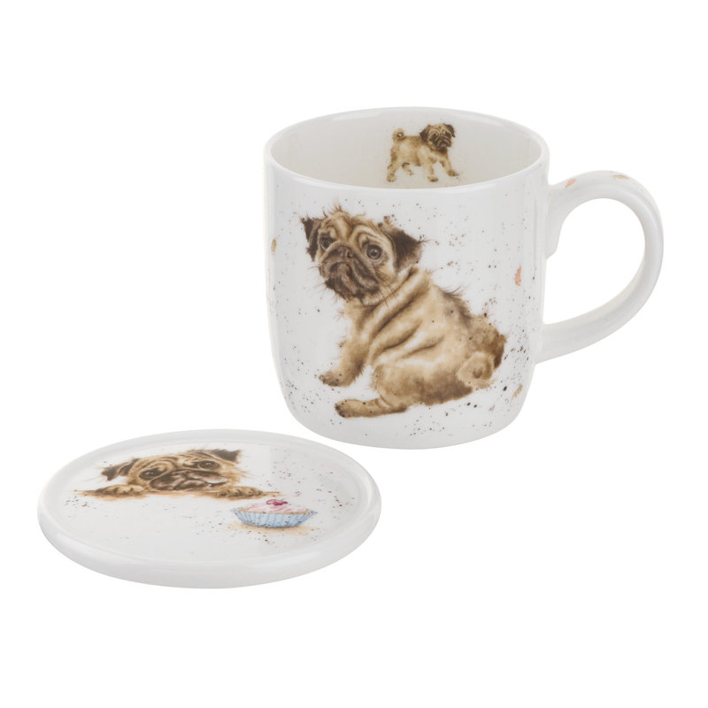 Ensemble de grandes tasses / sous-verres Royal Worcester