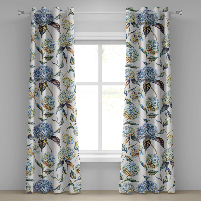 Dymphy Semi Sheer Curtain Pair