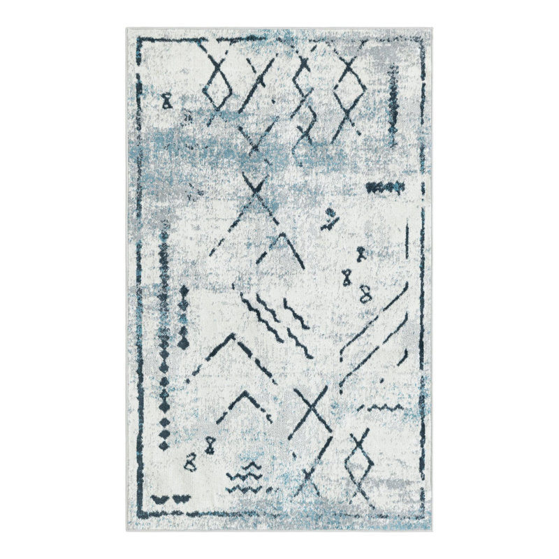 Eudora Geometric Indoor Rug, Rectangle 3'3" x 5'3"