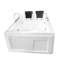 Baignoire tourbillon blanche 2 personnes 71 "x 48" avec double pompe YELLOWSTONE