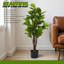 51 po figuier artificiel avec pot - plante d'intérieur
