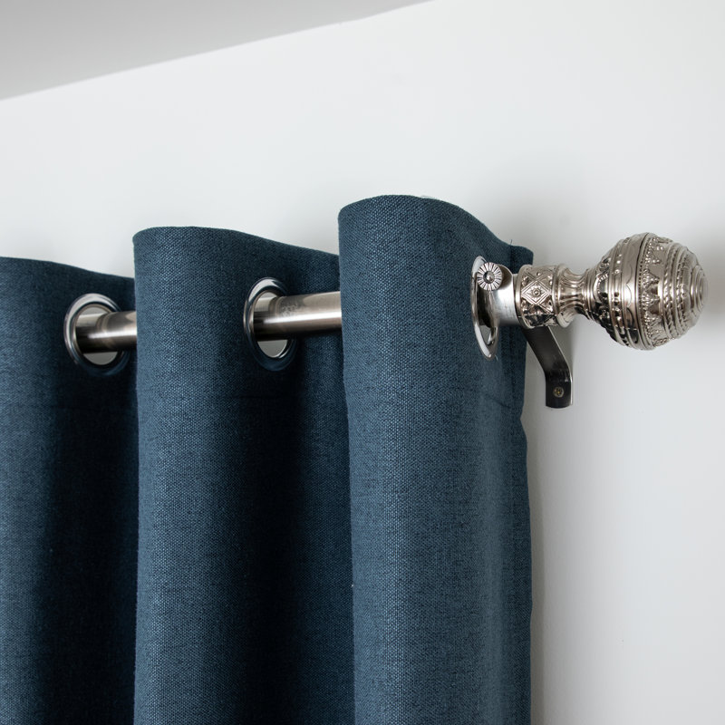Synder Room Darkening Curtains / Drapes Pair, Navy